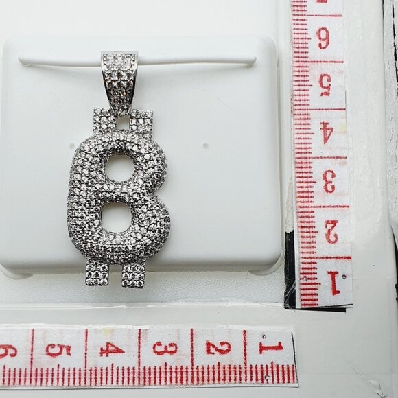 "14K Gold Plated Cubic Zircon Pendant, INUS1BR100 - Picture 9 of 9